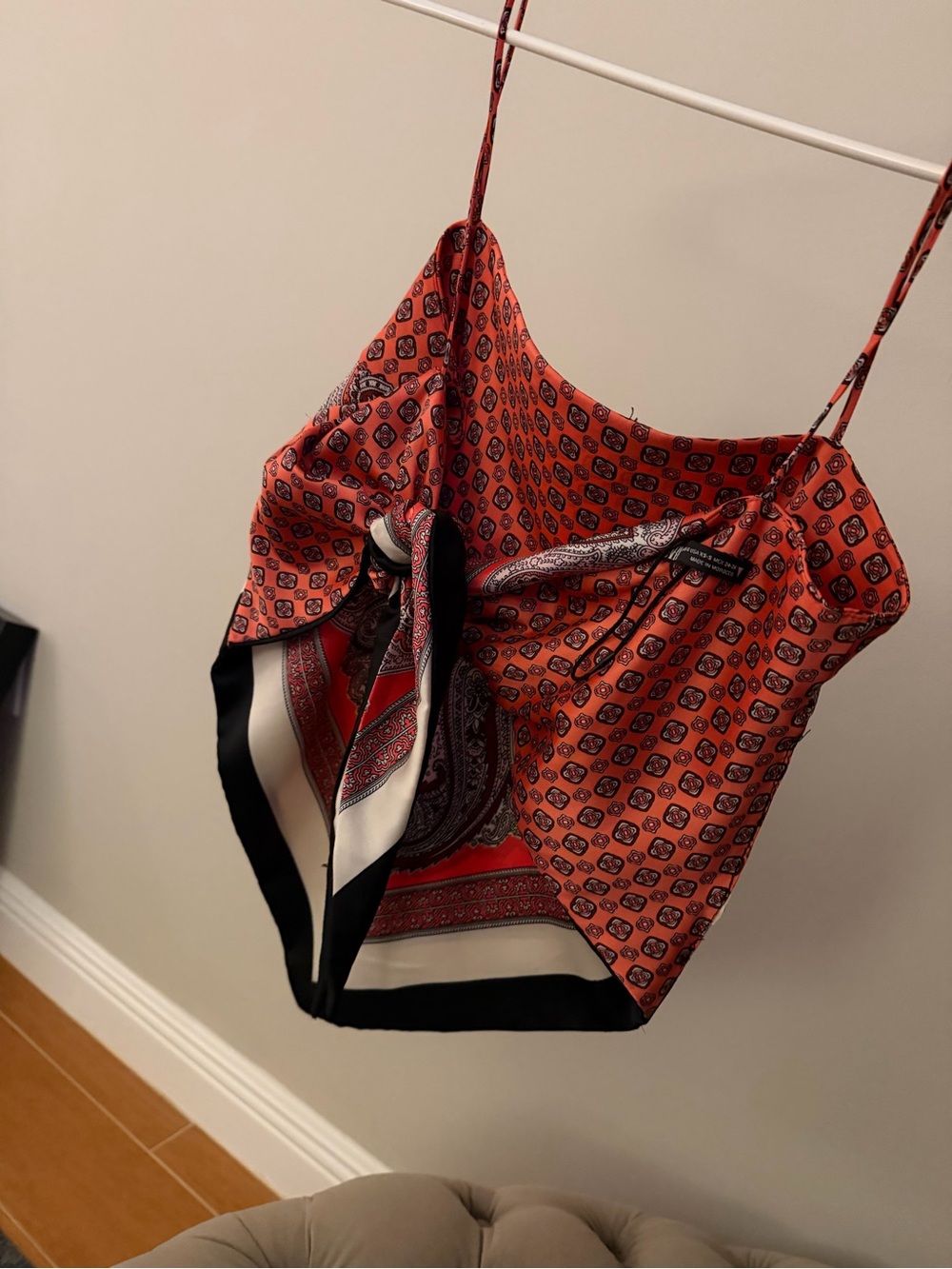 Zara Paisley Scarf Spaghetti
Strap Top Sz bandanna XS-S - Picture 4 of 4